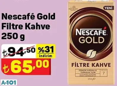 NESCAFE GOLD FİLTRE KAHVE